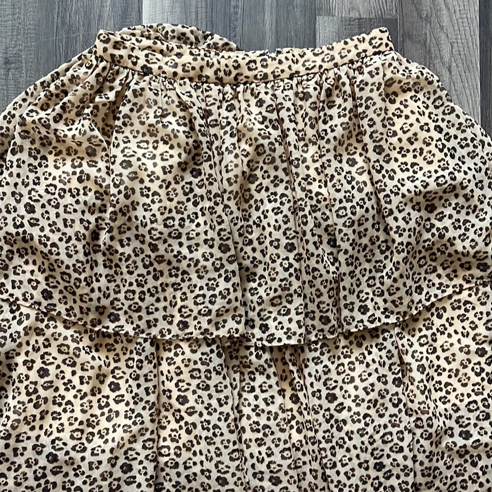 Rachel Parcell tiered leopard skirt - Picture 3 of 4